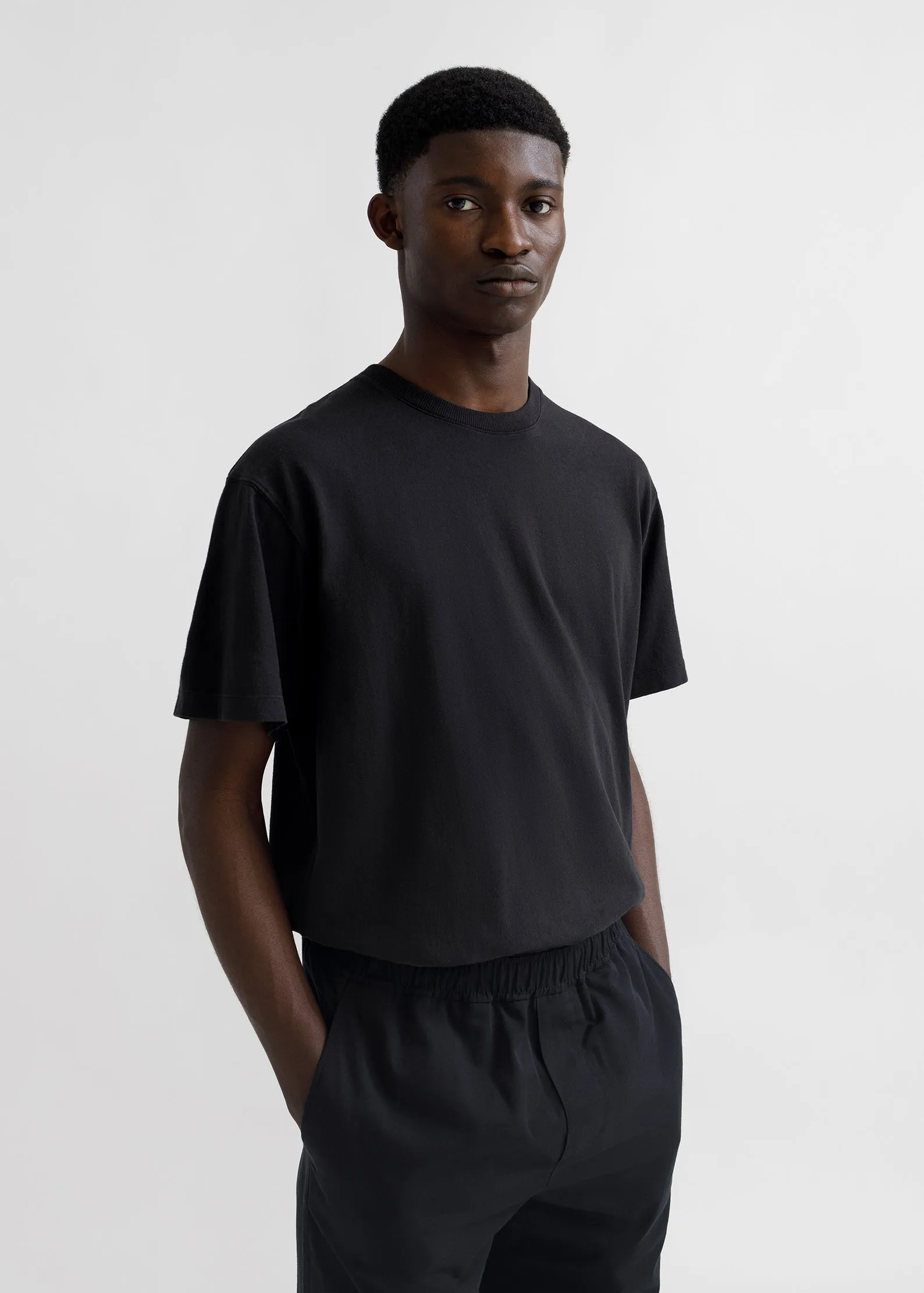 Casual T-Shirt - Washed Black