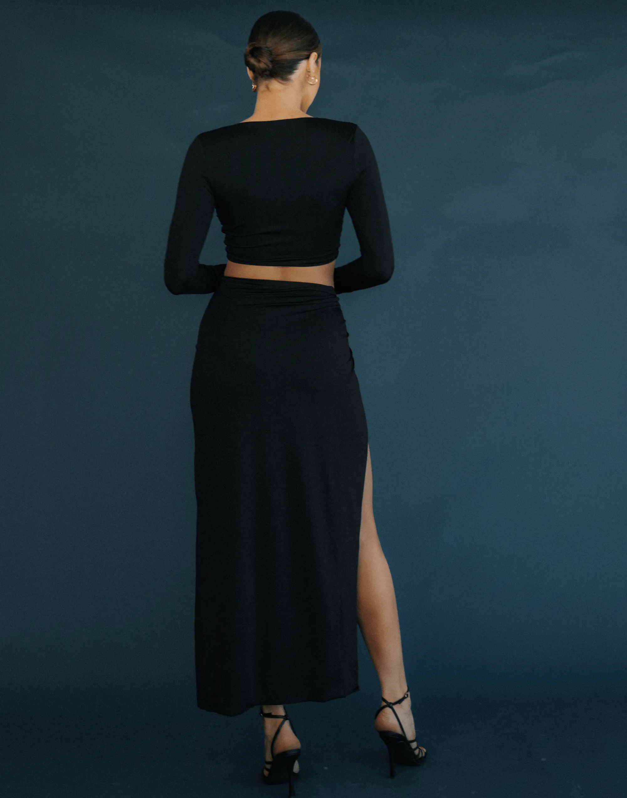 Chloe Maxi Skirt (Black)