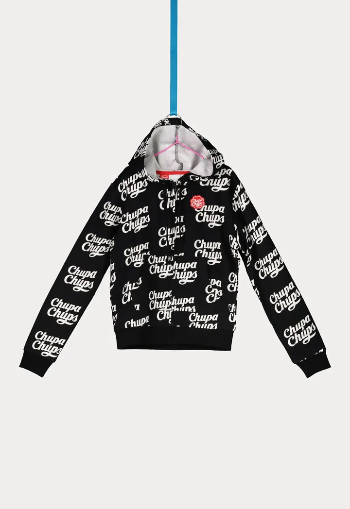 Chupa Chups Letter Print Hooded Jacket