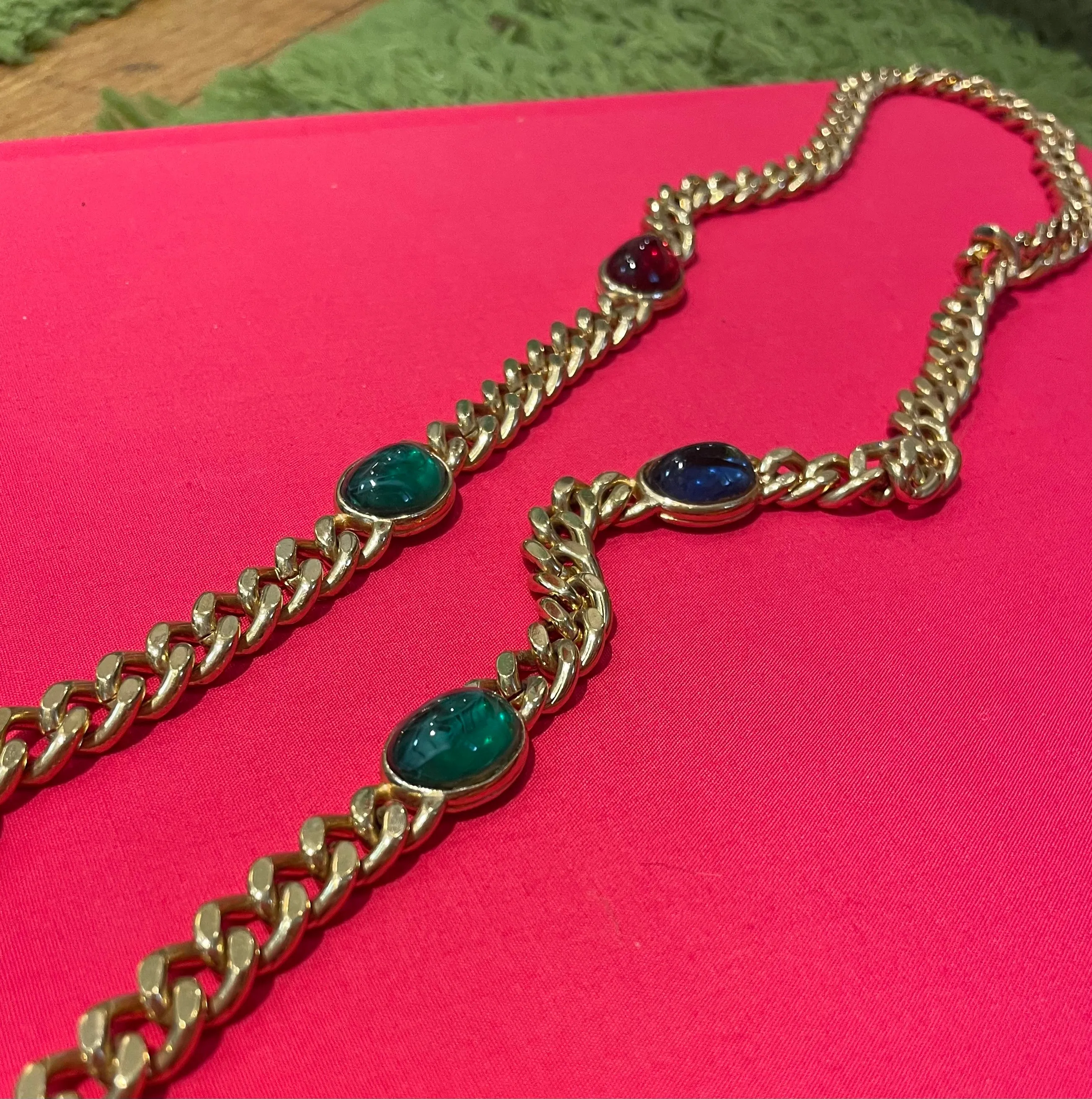 Ciner Curb Link Necklace