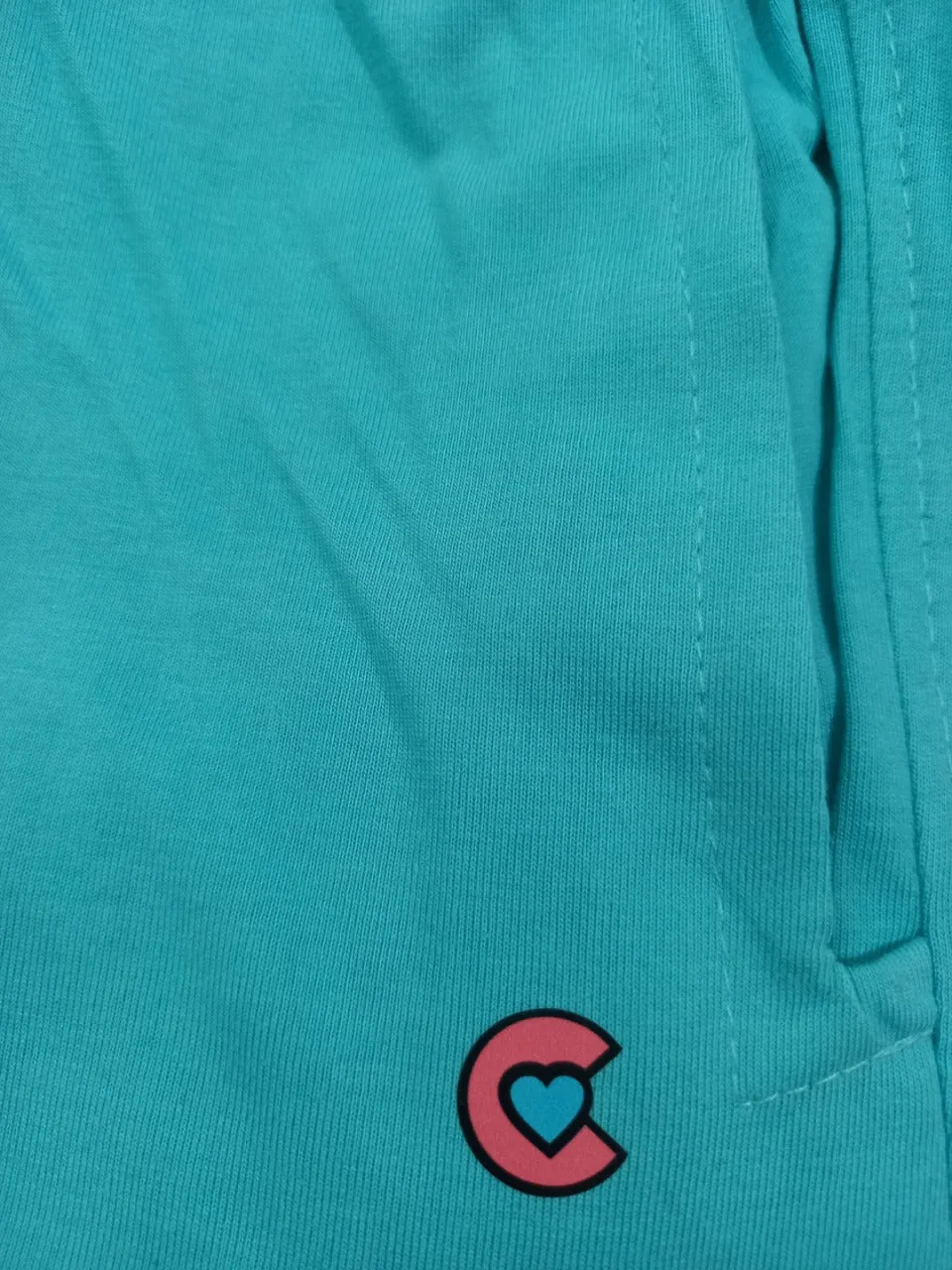 Cotton Track Pants For Women - Turquoise