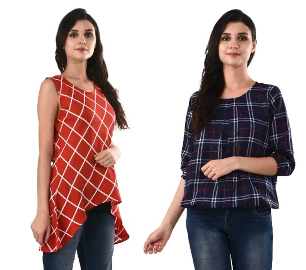 Crepe Combo Women's Tops