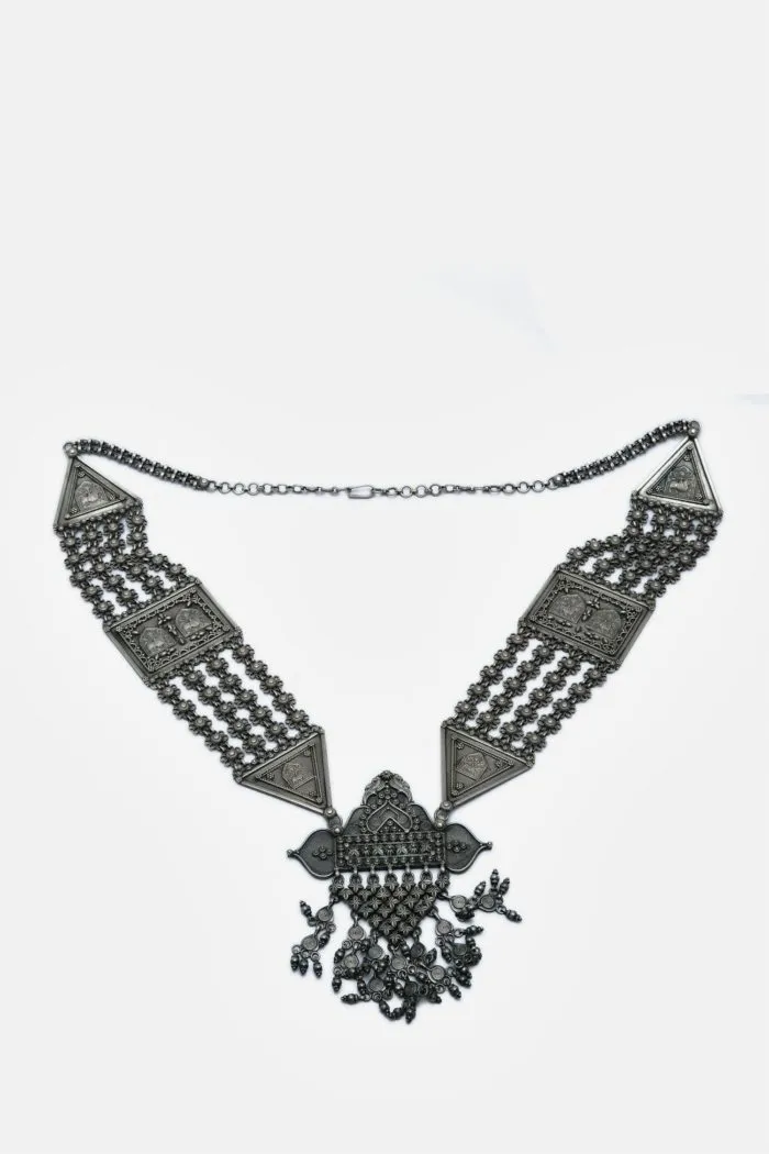 Cutting Edge Geometrical Shape Necklace