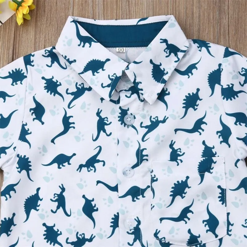 DINOSAUR Blue Summer Outfit