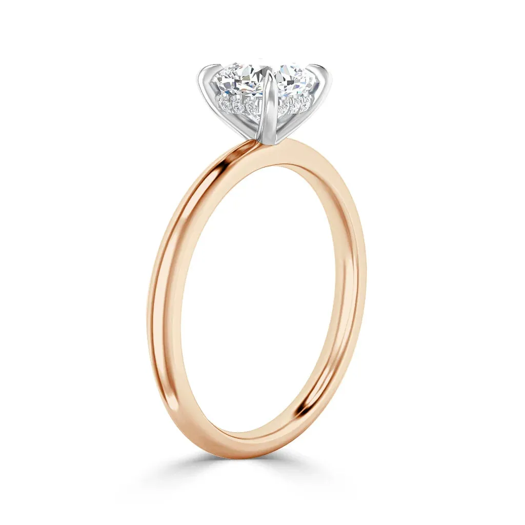 Elaine  - 18ct Rose Gold - Cushion