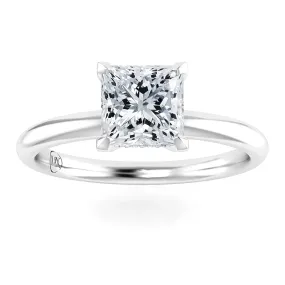 Elaine  - 18ct White Gold - Princess