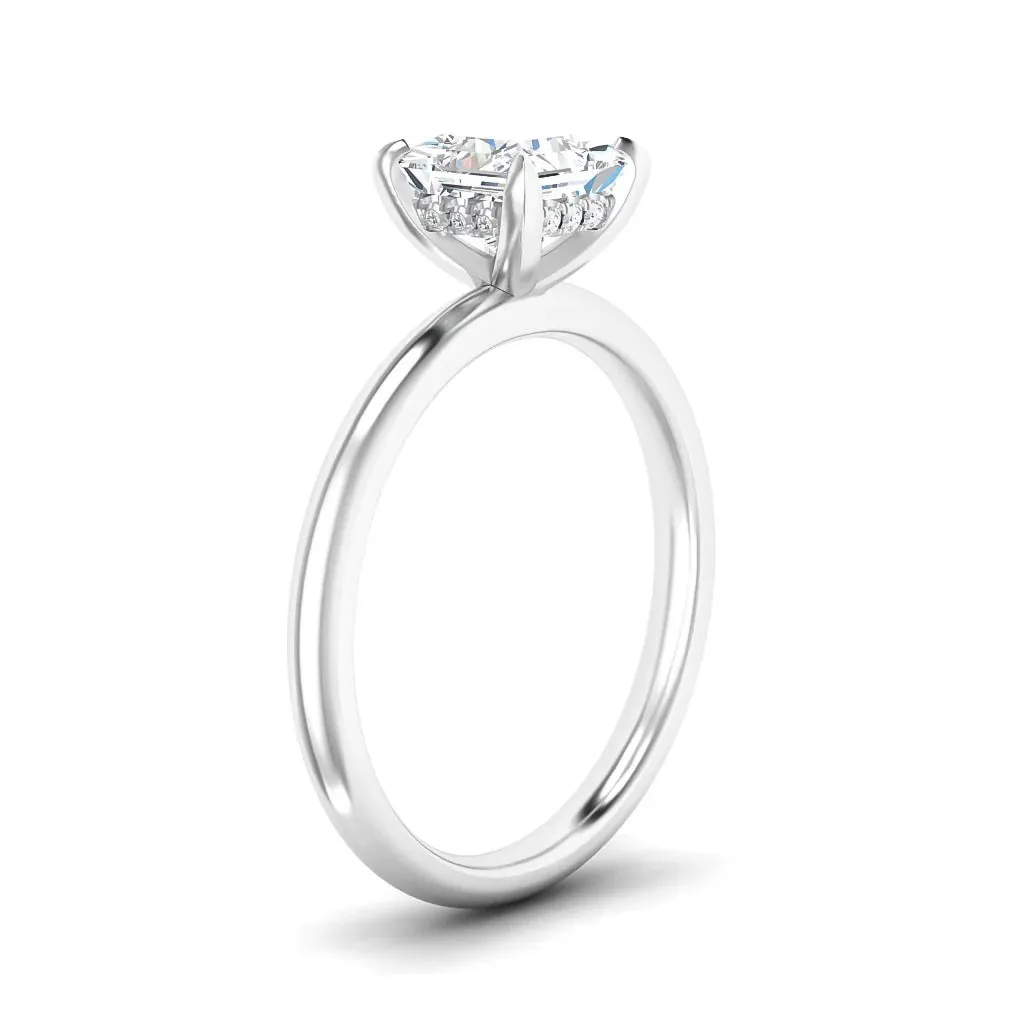 Elaine  - 18ct White Gold - Princess