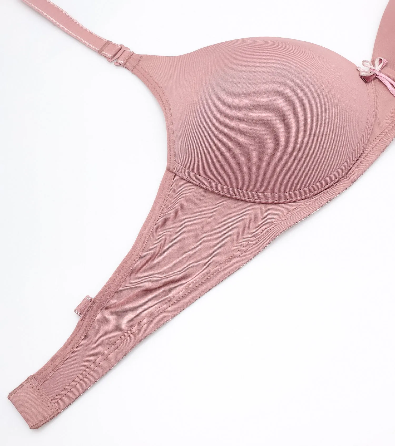 Enamor Medium Coverage, Wirefree F023 Perfect Plunge Women T-Shirt Lightly Padded Bra