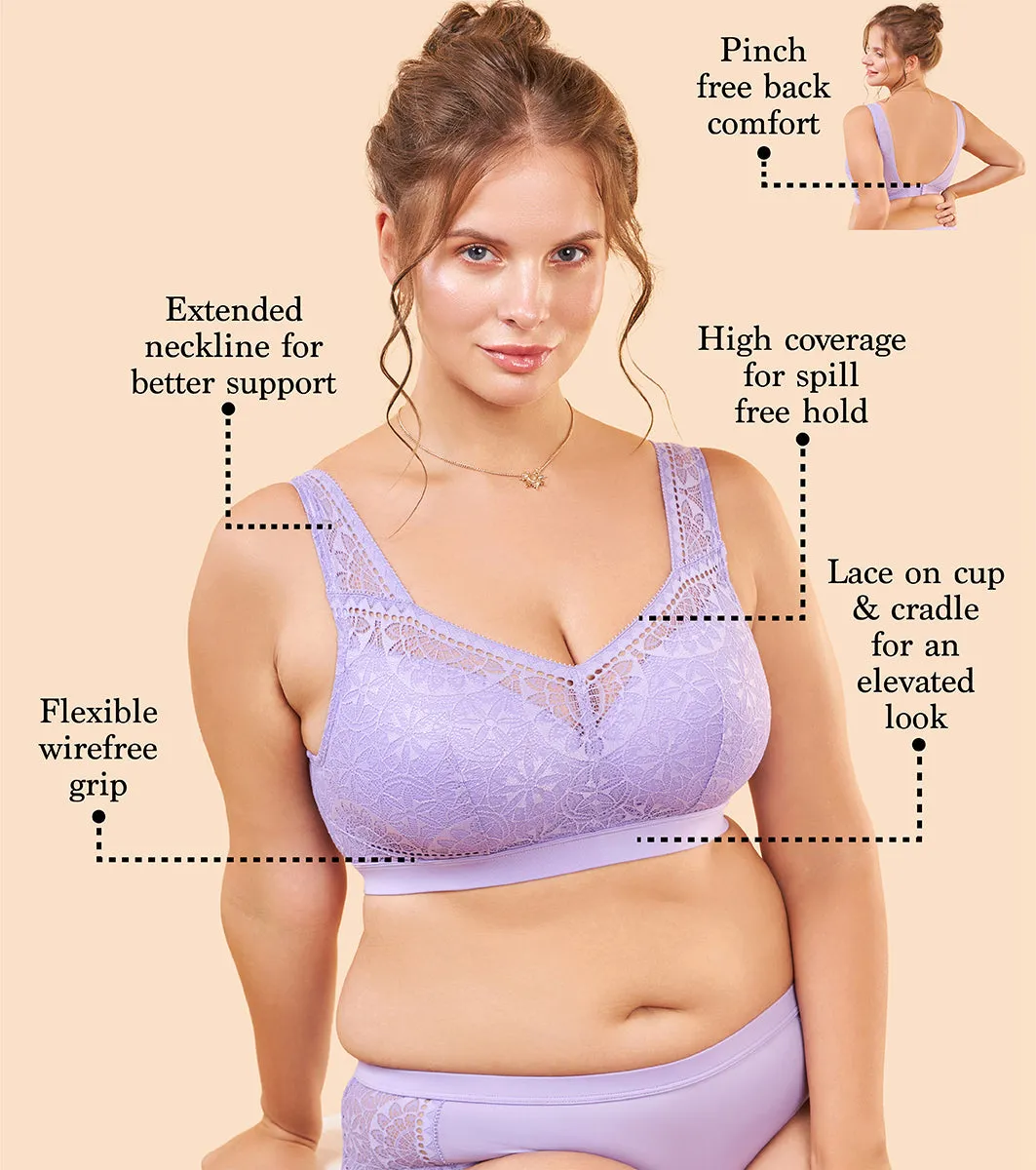 Enamor Pure Ease F118 Flexi-Comfort T-shirt Bra for Women- Full Coverage, Padded and Wirefree