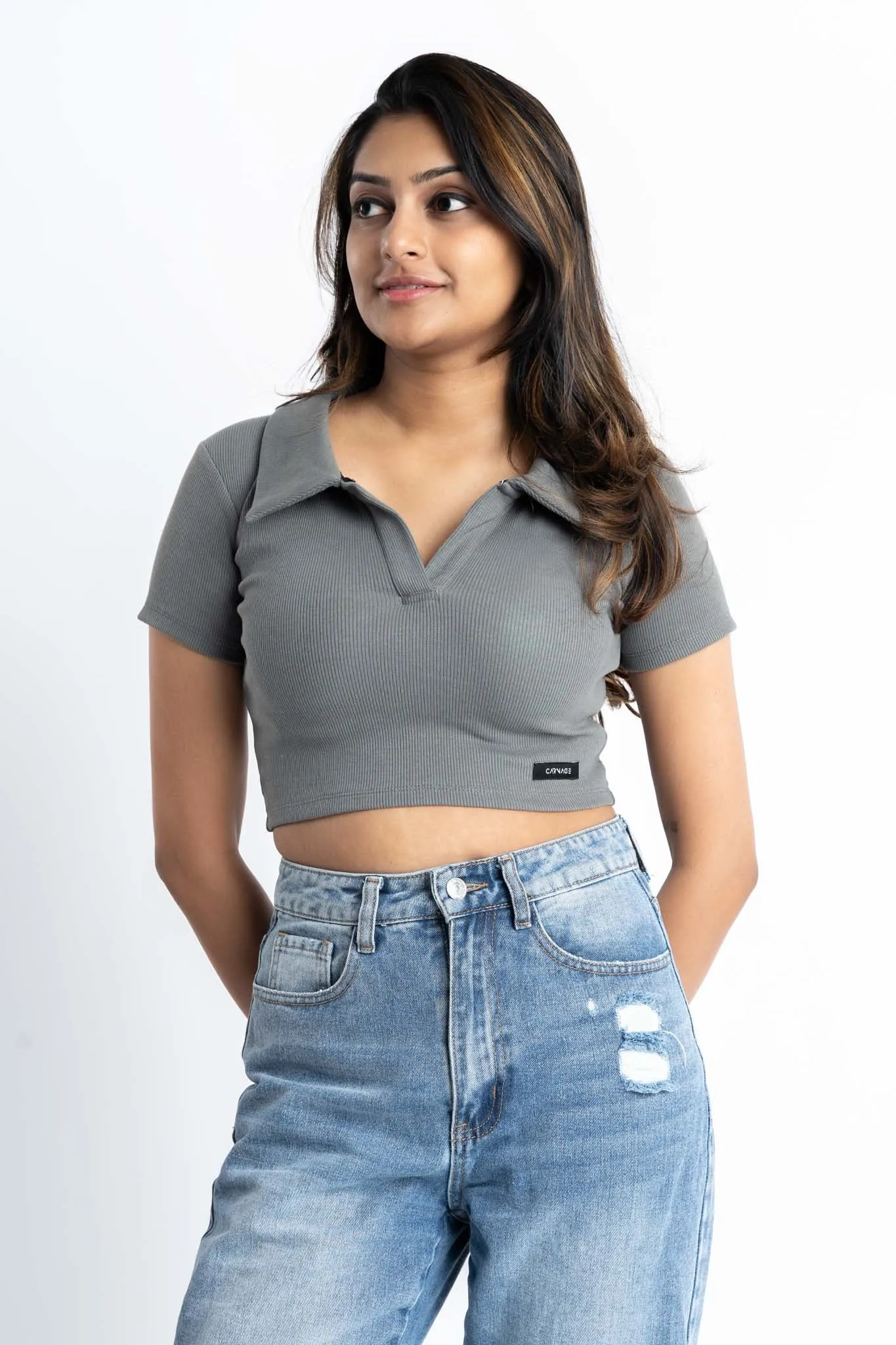 Essential Cropped Polo