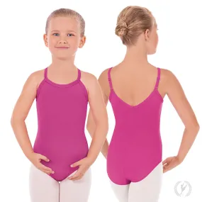 Eurotard Girls Microfiber Adjustable Camisole Leotard