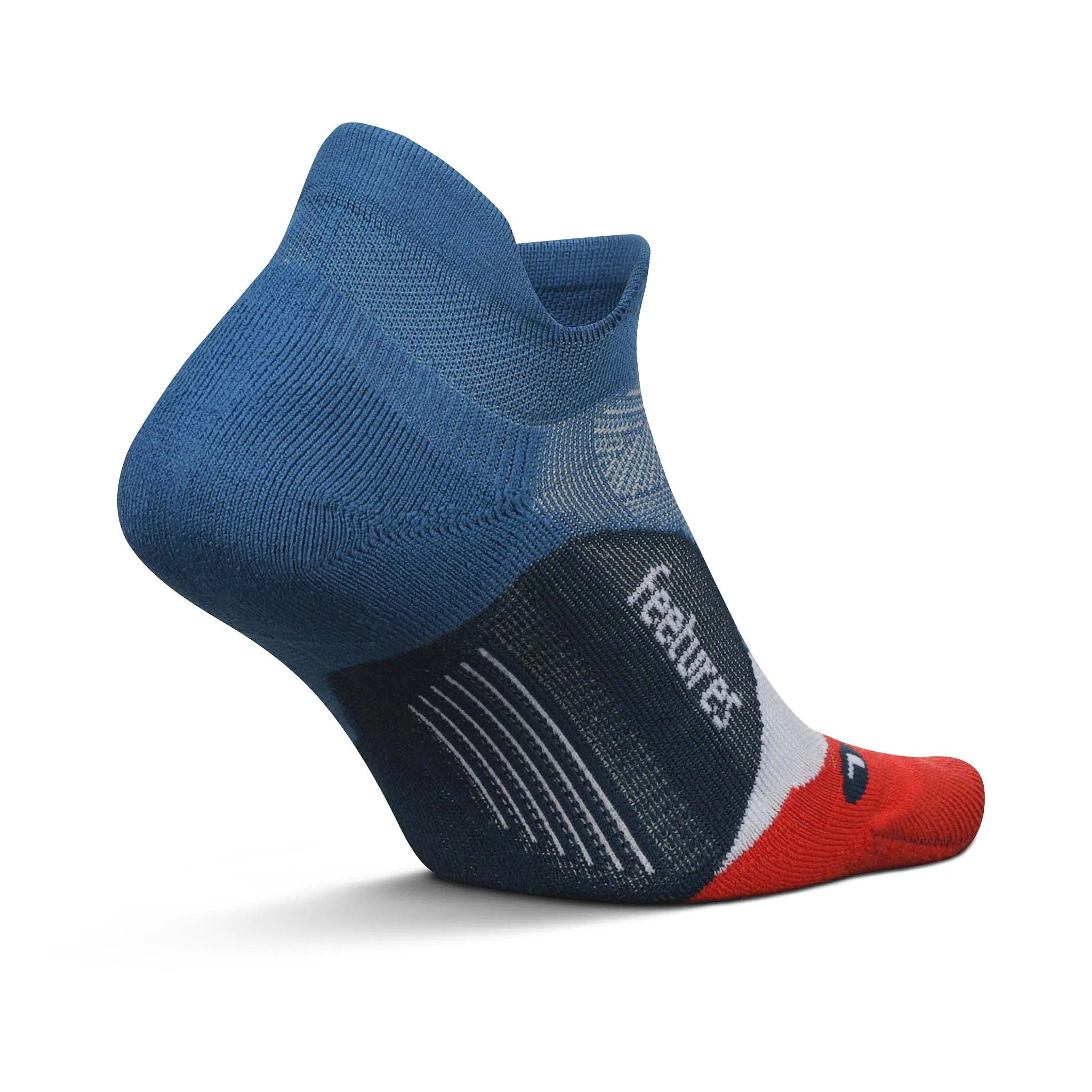 Feetures | Unisex Elite Light Cushion No Show Tab - Atmospheric Blue