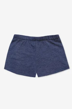 French Terry Dolphin Short - Denim