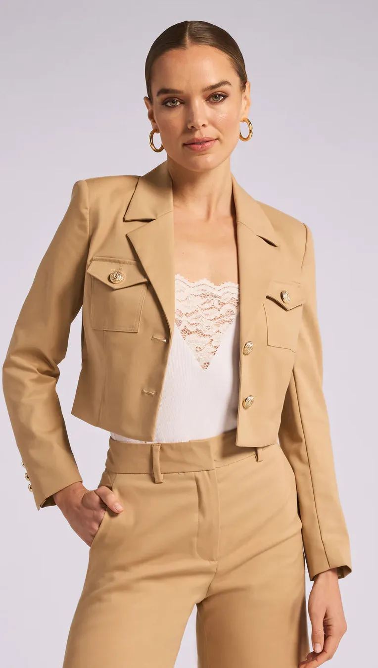 Generation Love - Karl Gabardine Blazer - Taupe