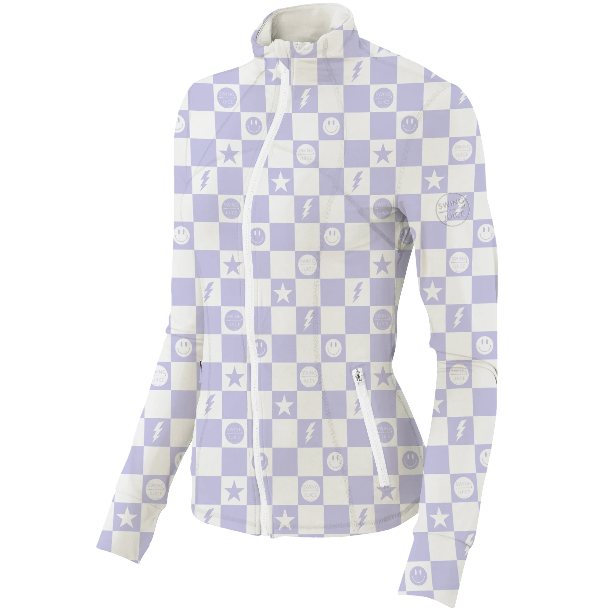 Golf Smiley Women's Full Zip