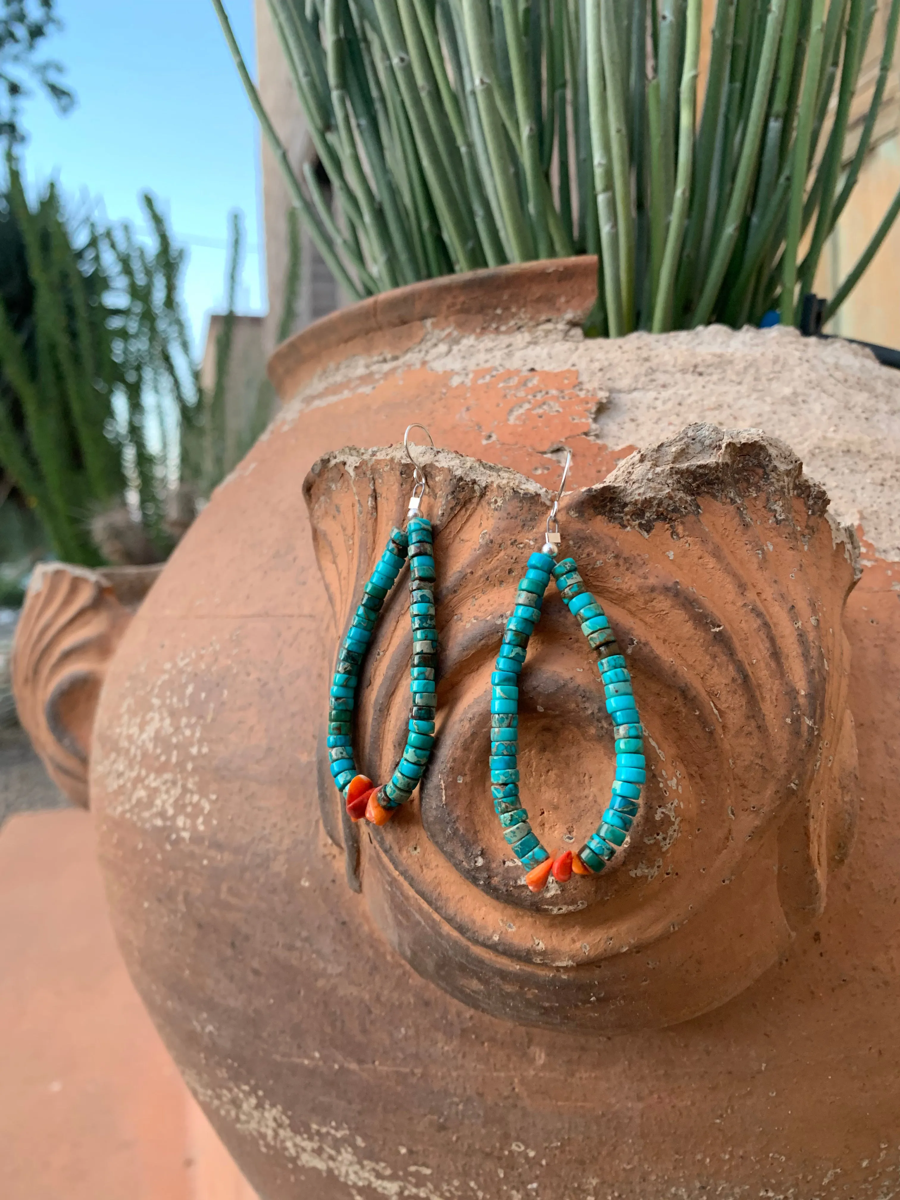 Heishi Bead earrings