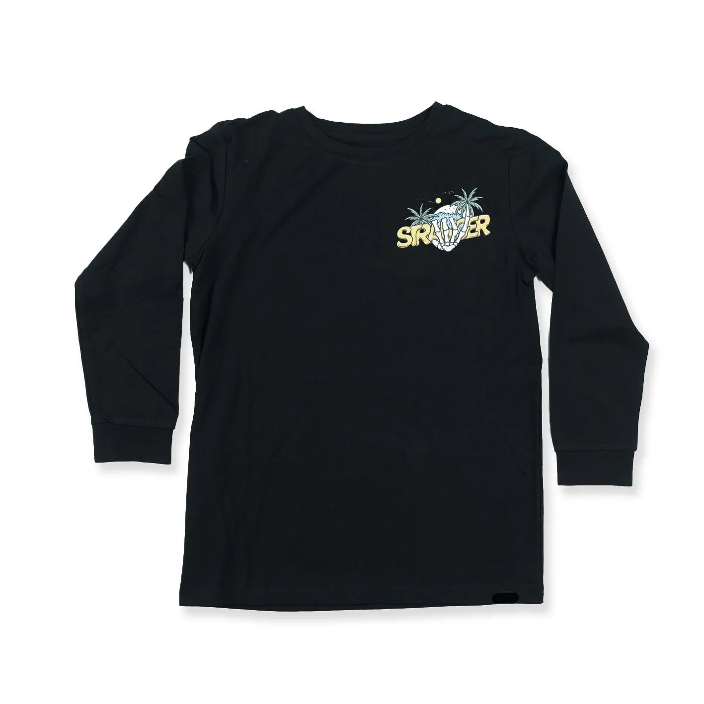 HS Skull Hand LS Tee -Black