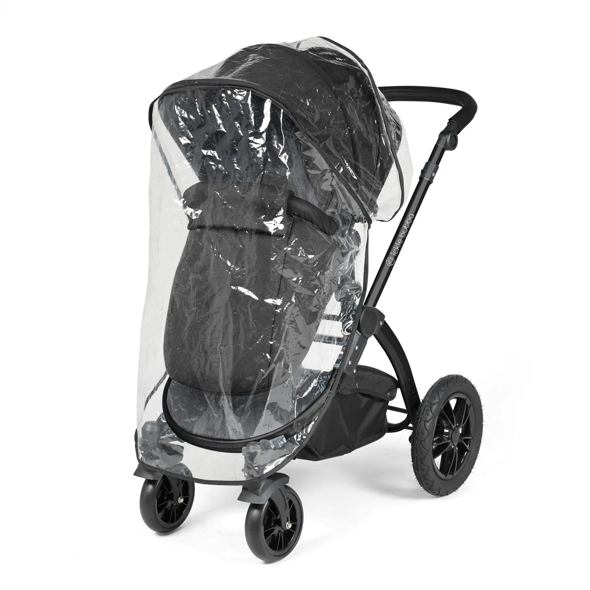 Ickle Bubba Stomp Luxe 3-in-1 I-Size Travel System - Black / Midnight / Black