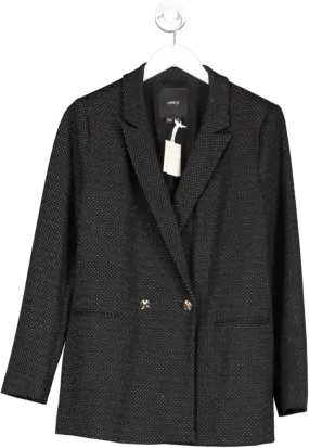 JD Williams Capsule Black Double Breasrted Blazer With Gold Buttons BNWT UK 10