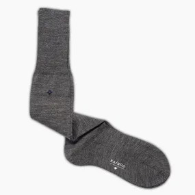 Jerome Wool/Nylon Socks (medium grey melange)