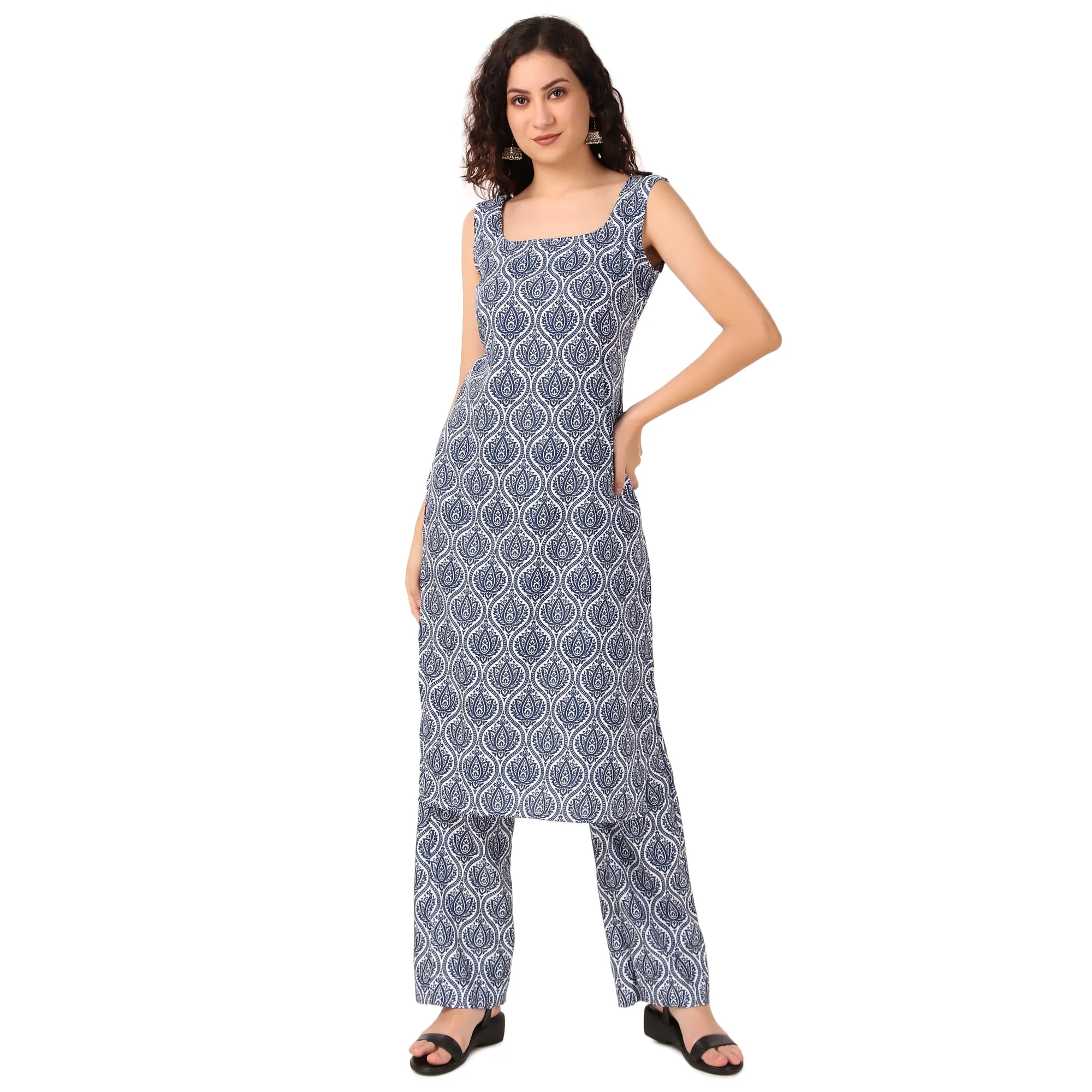 Magnetism Indigo Kurta (Customise)