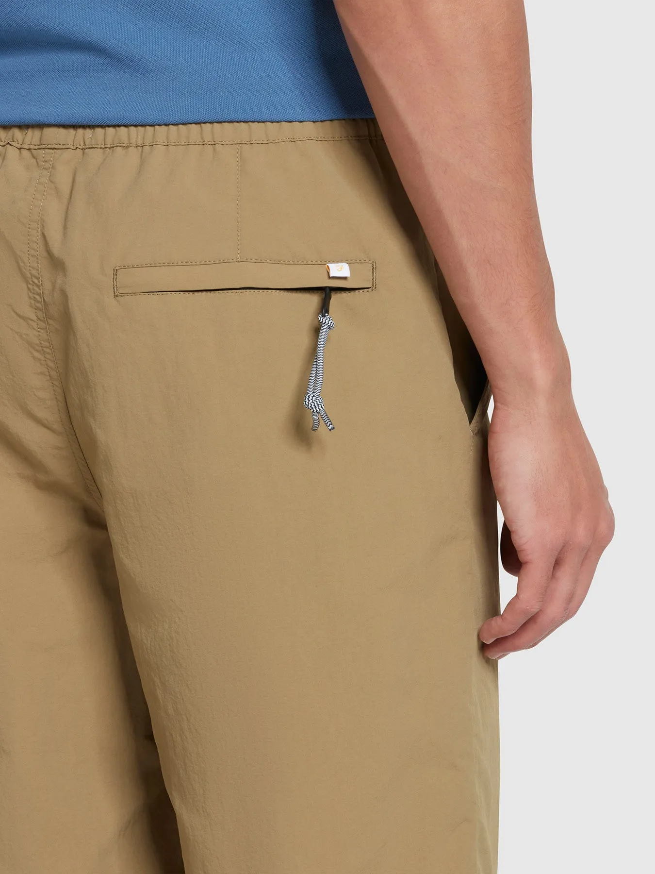 Mayhew Drawstring Shorts In True Khaki