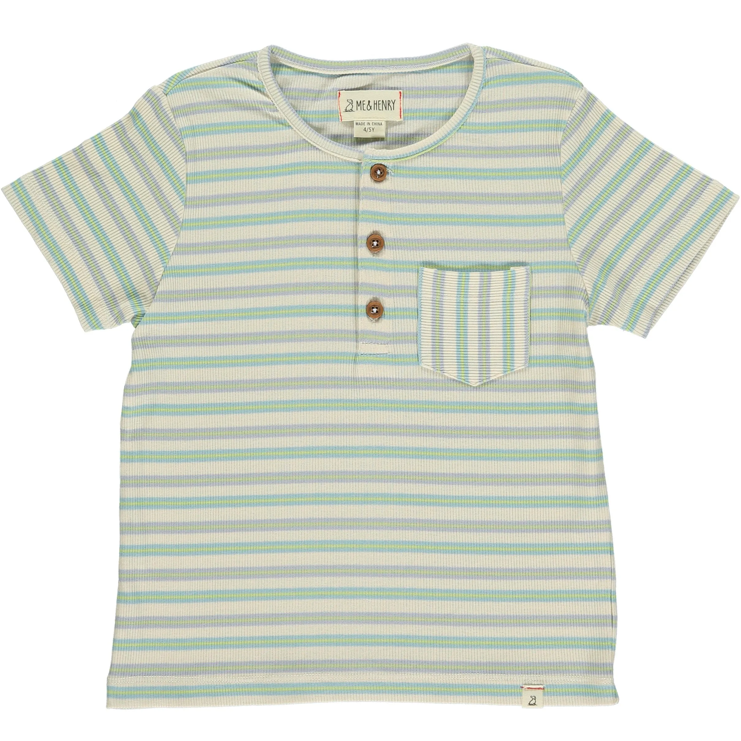 Me & Henry - Summer Stripe Dodger Tee