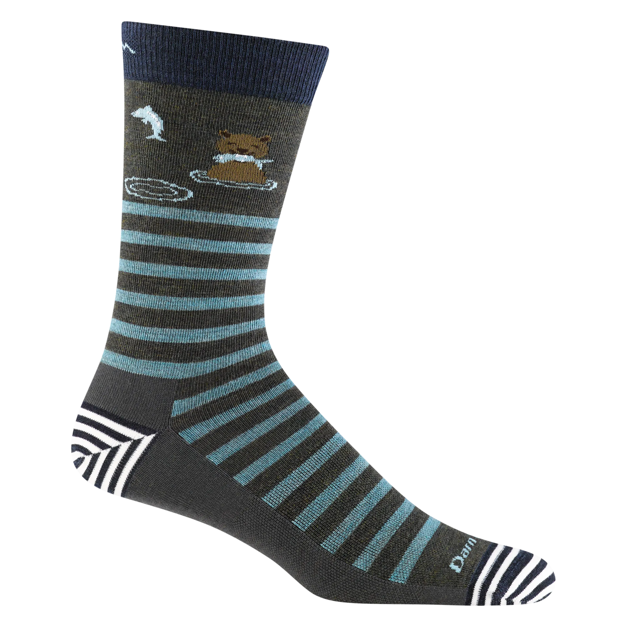 Men's Animal Haus Crew  Lightweight Lifestyle Sock