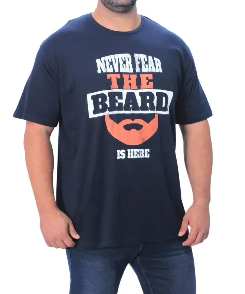 Mens Printed Beard Tee