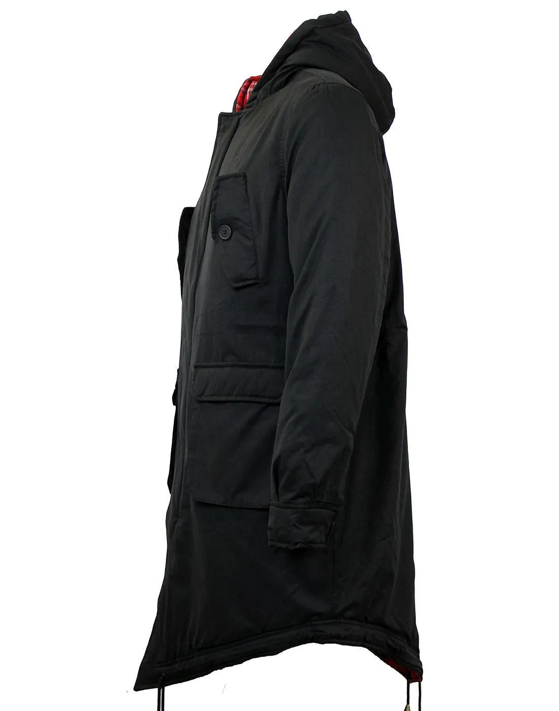 Merc London Tobias Fishtail Parka Black