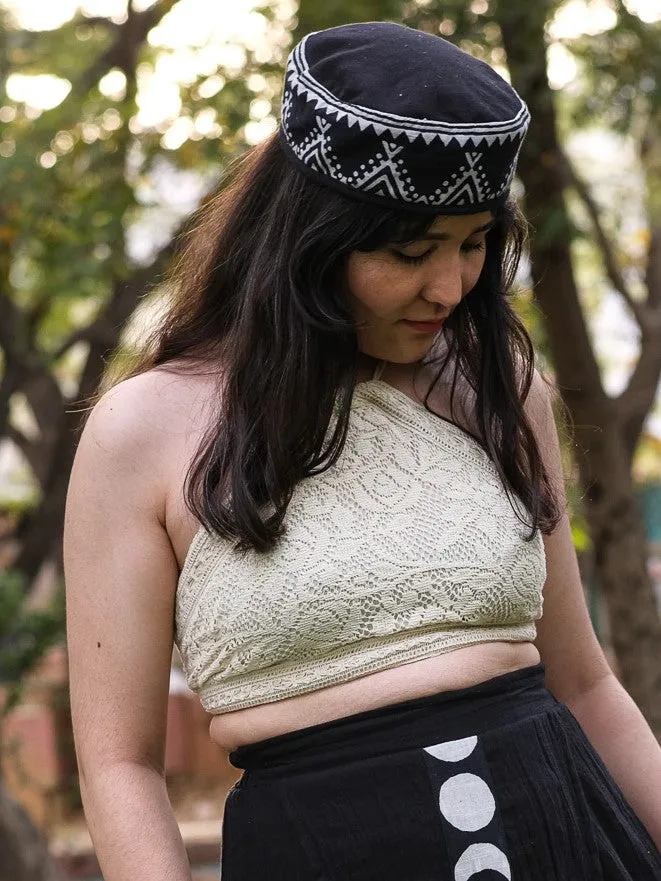 Mesh Lace Crop Top