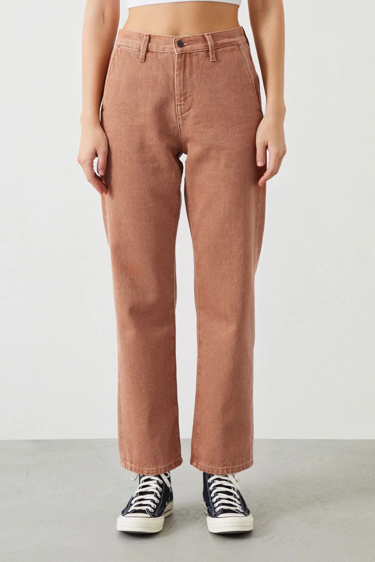 Mira Boyfriend Fit Orange Terra Women's Chino