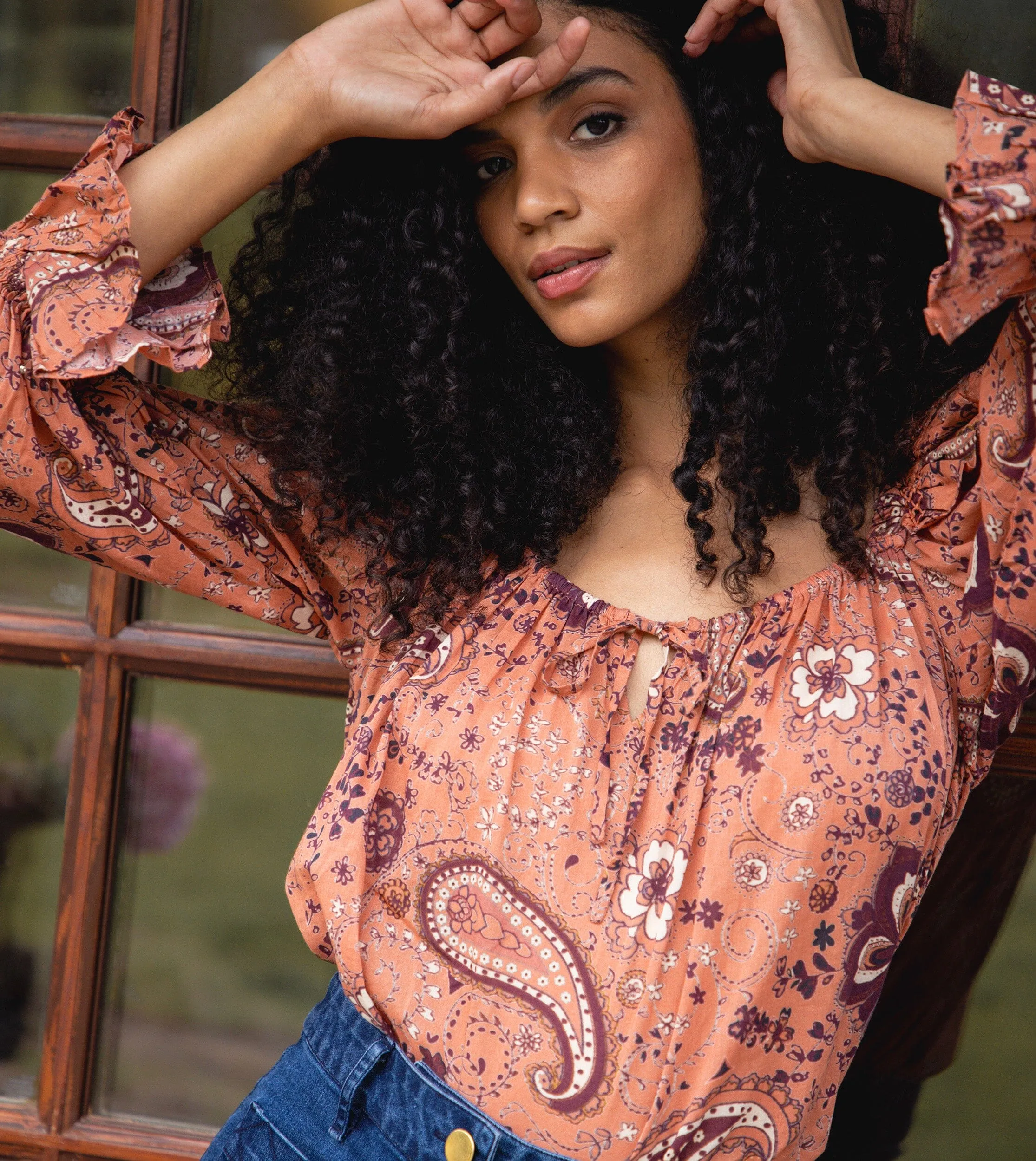 Neve Blouse | Rhode Paisley