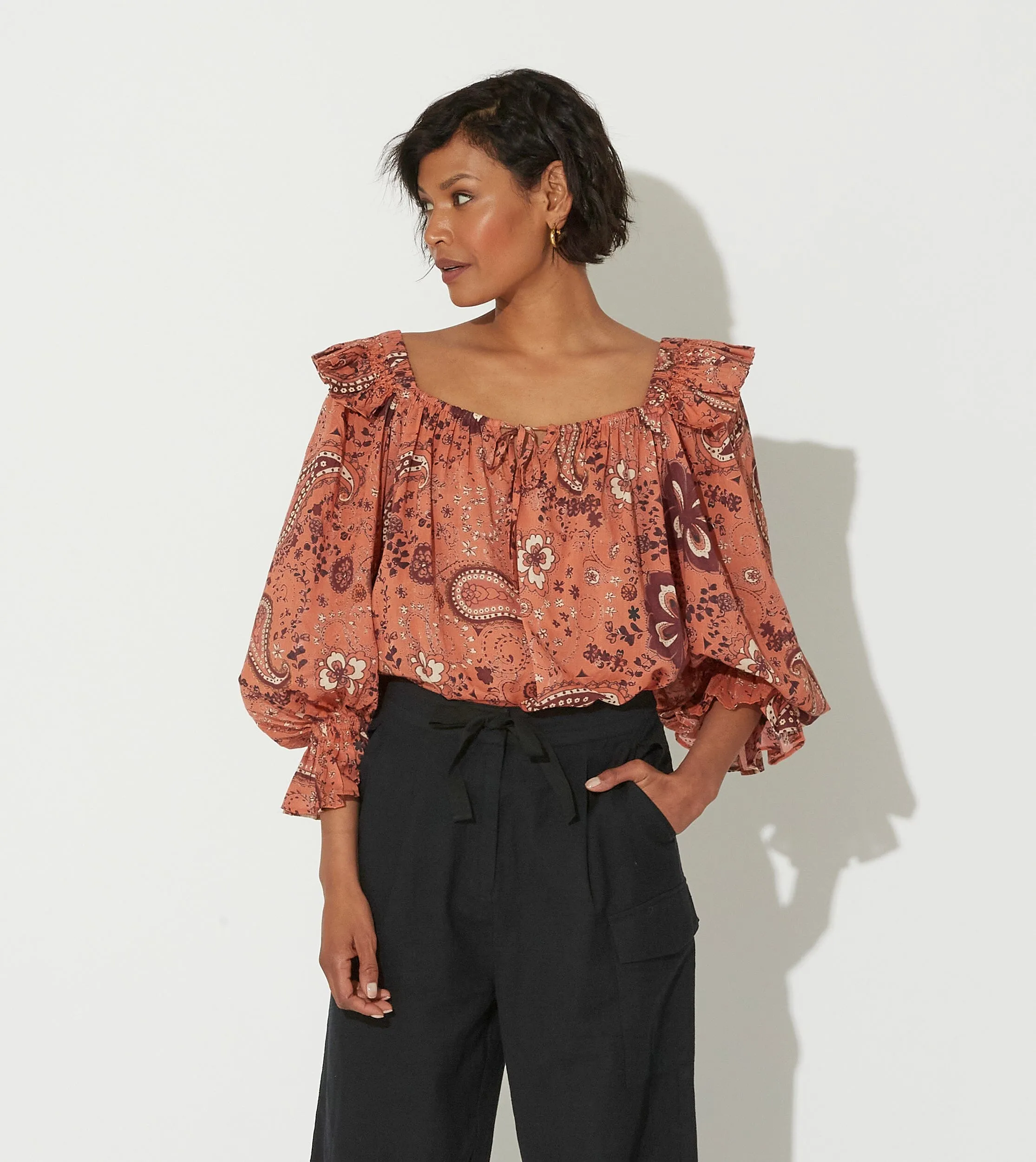 Neve Blouse | Rhode Paisley