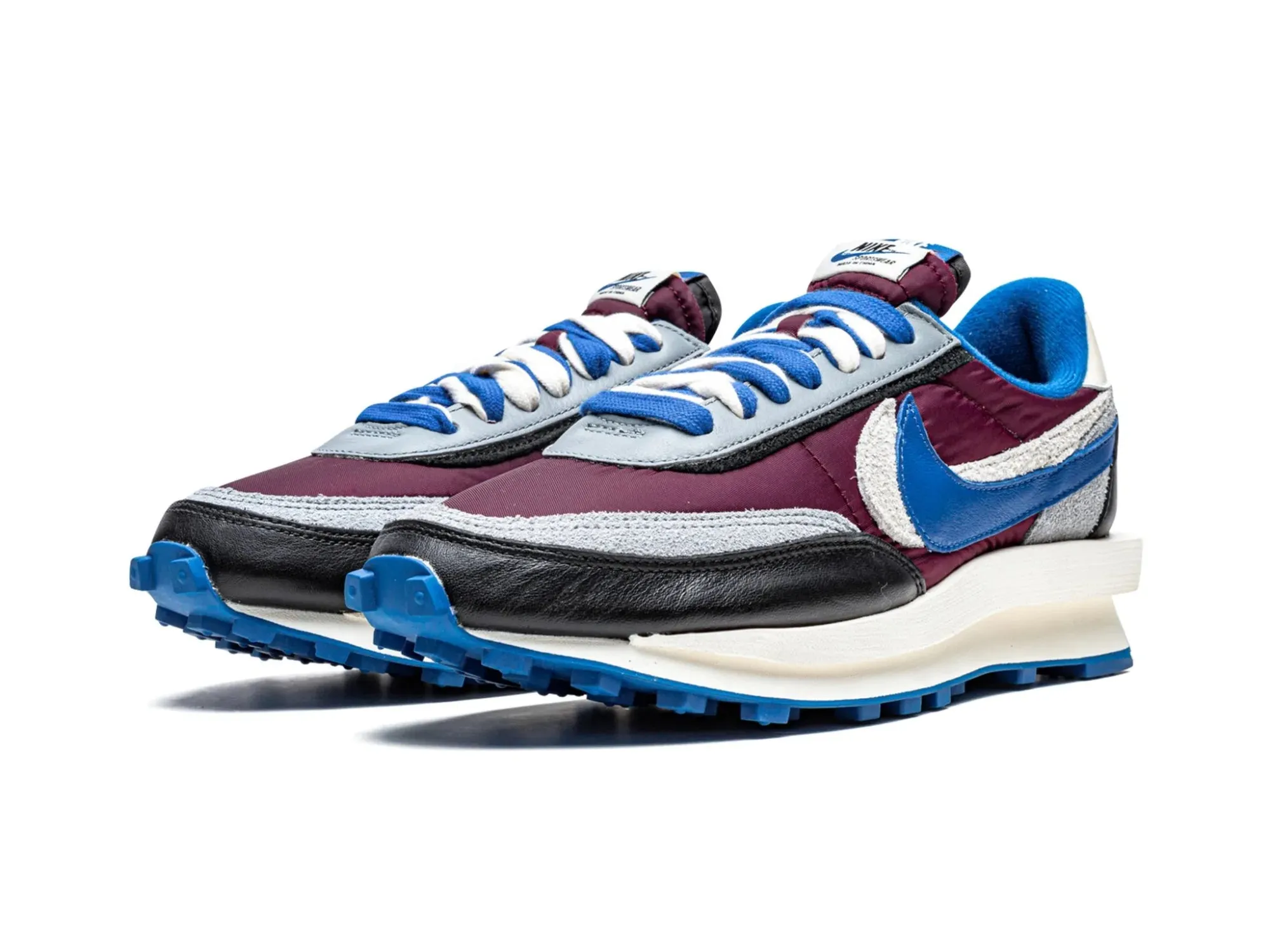 Nike LD Waffle X Sacai X UNDERCOVER "Night Maroon Team Royal"