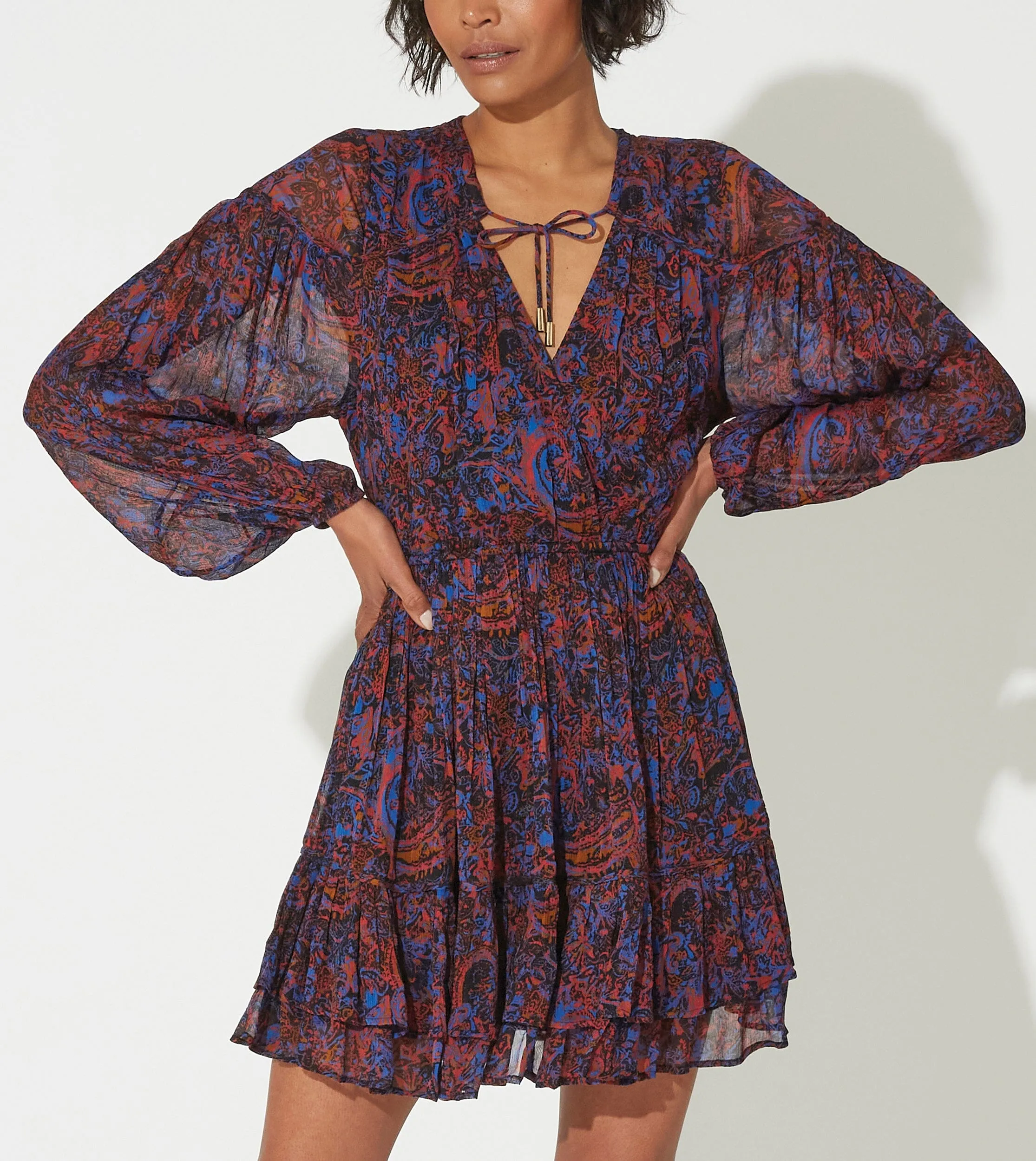 Nisha Mini Dress | Retrograde Paisley