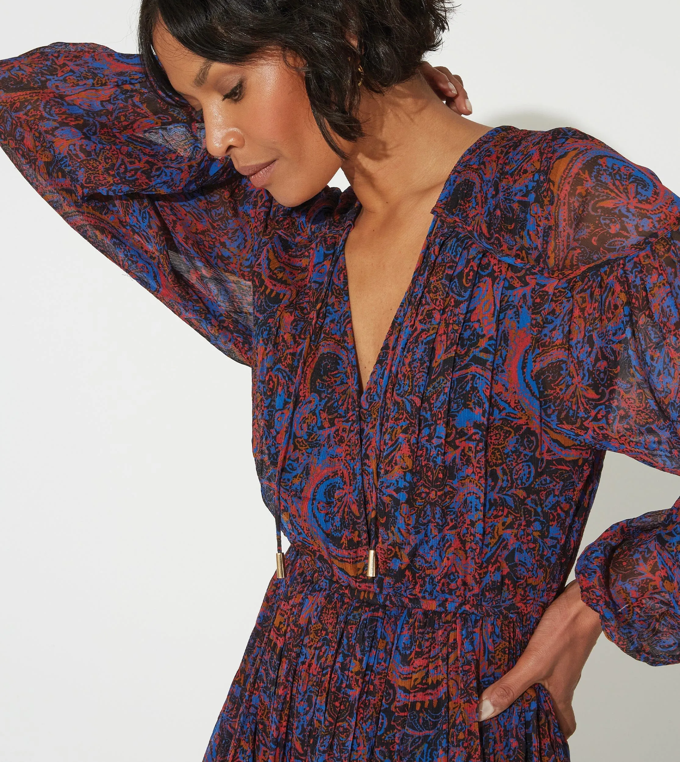 Nisha Mini Dress | Retrograde Paisley