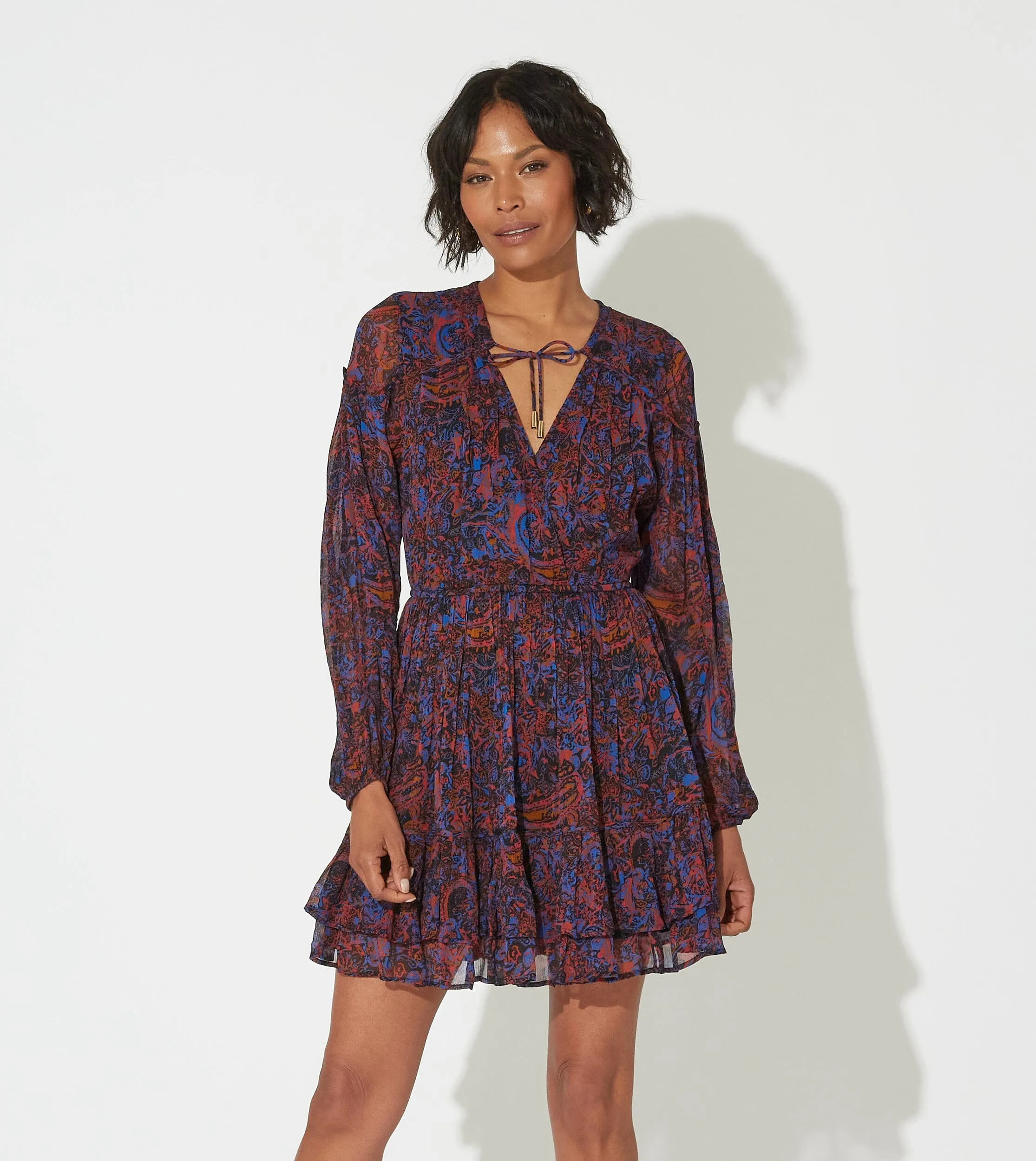 Nisha Mini Dress | Retrograde Paisley