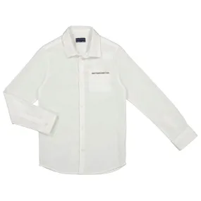 Nukutavake Long Sleeve White Dress Shirt_6117-40