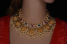 One Gram Gold Ram Parivaar Guttapusalu Necklace By Asp Fashion Jewellery