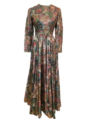 Paisley Evening Gown