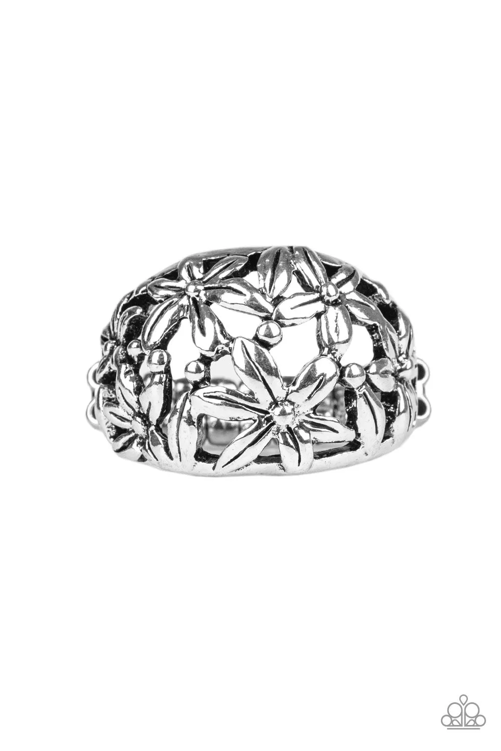 Paparazzi Haute Havana Silver Ring