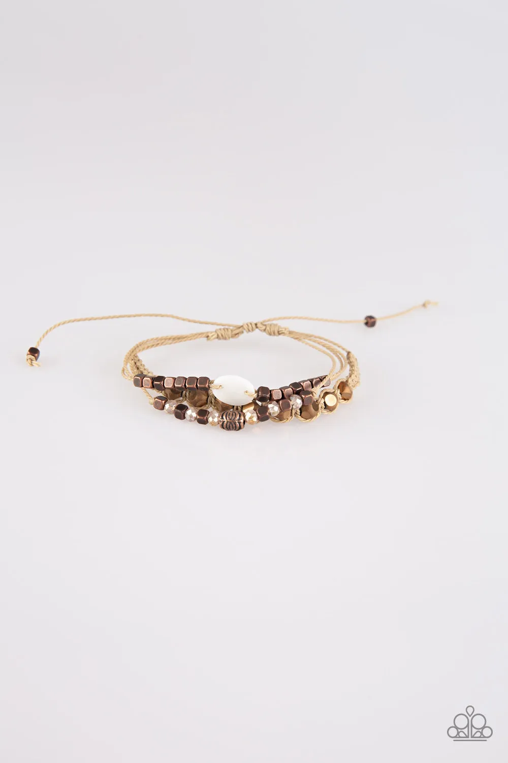 Paparazzi Trendy Tourist Copper Bracelet