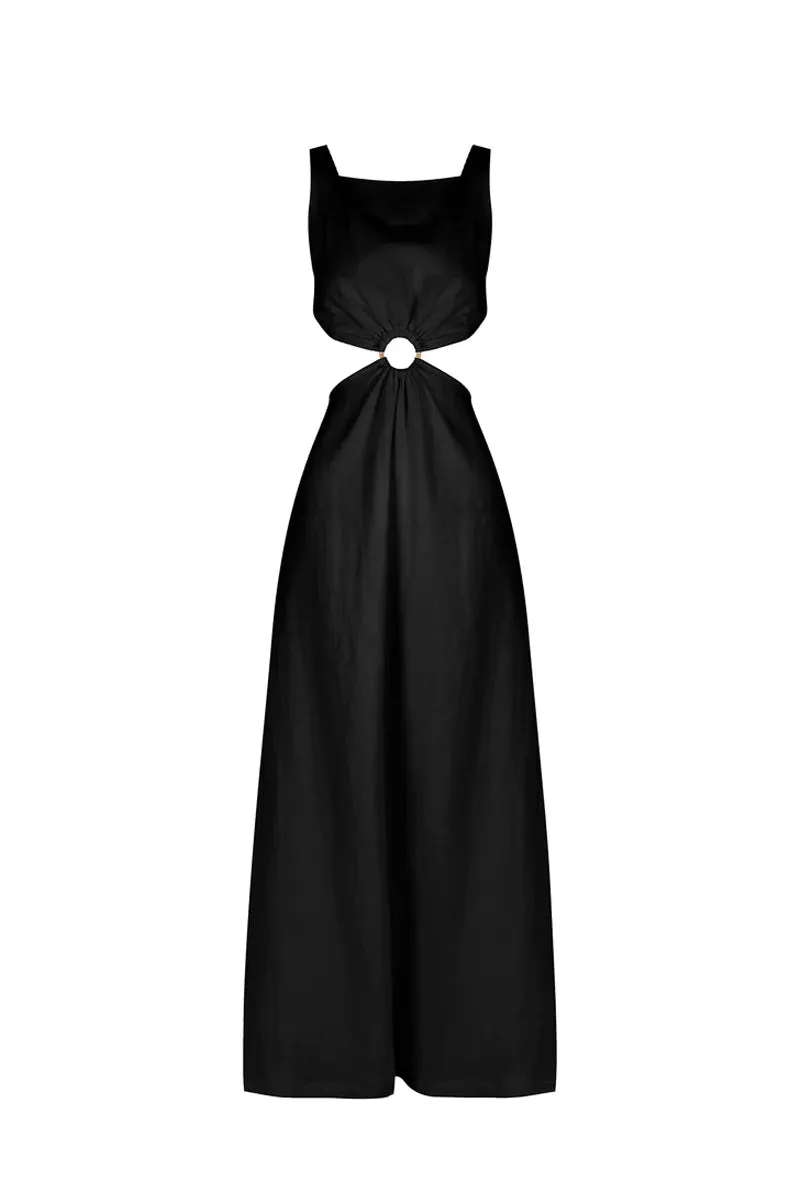 PAROS DRESS-BLACK