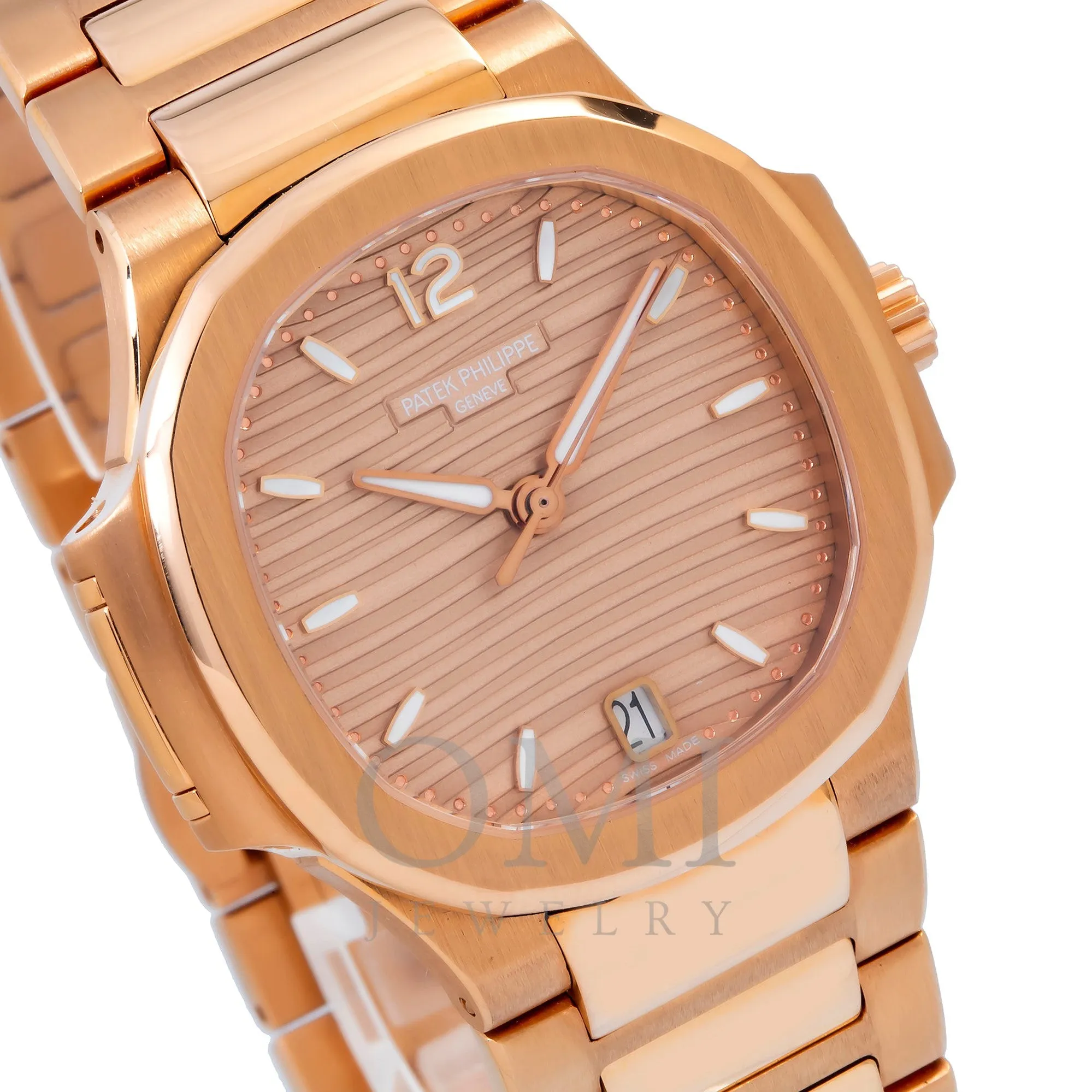 Patek Philippe Nautilus 7118/1R-010 35.2MM Golden Brown Opaline Dial