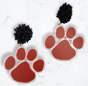 Paw Print Earrings