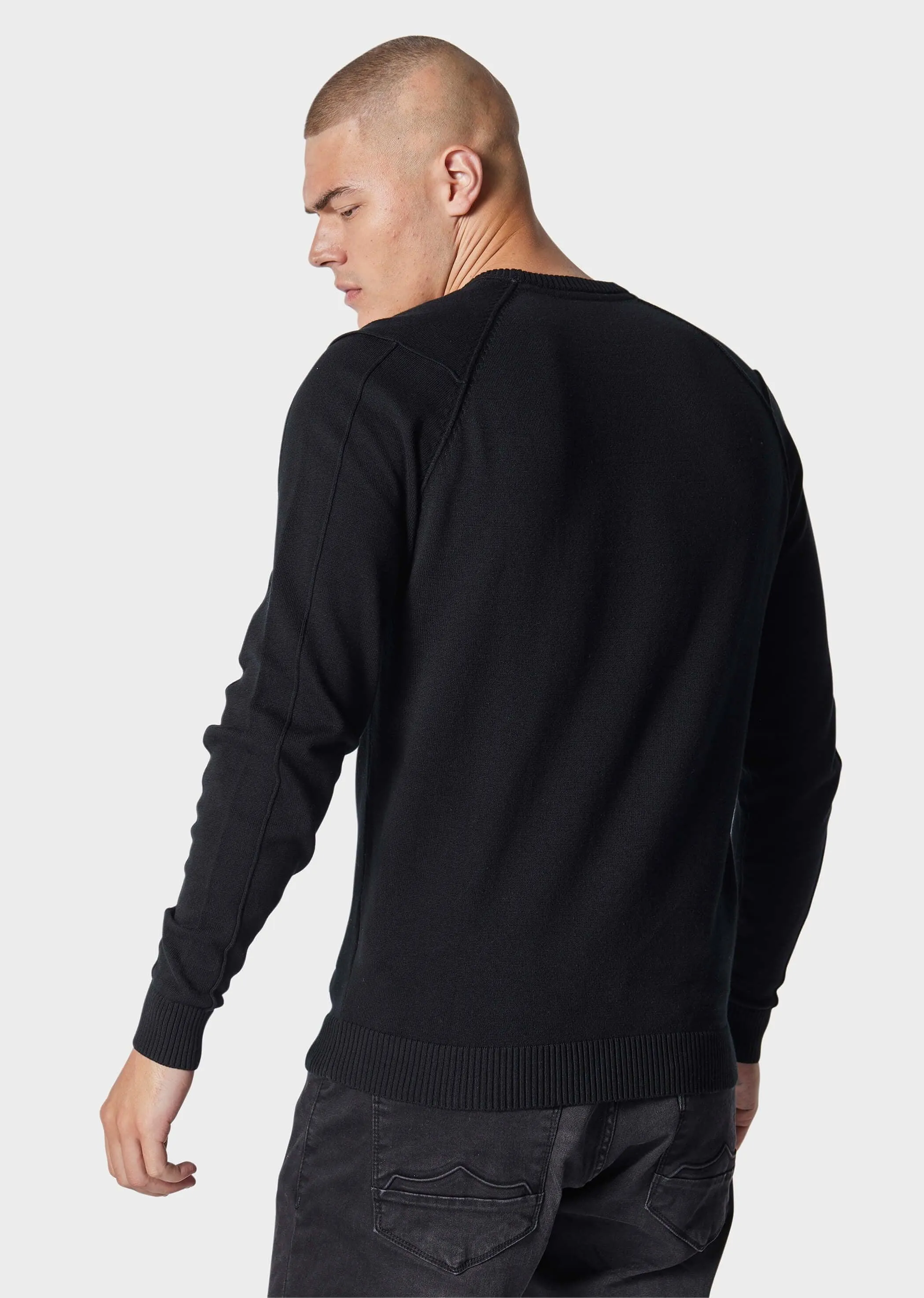 Police Telles Knitted Jumper Black