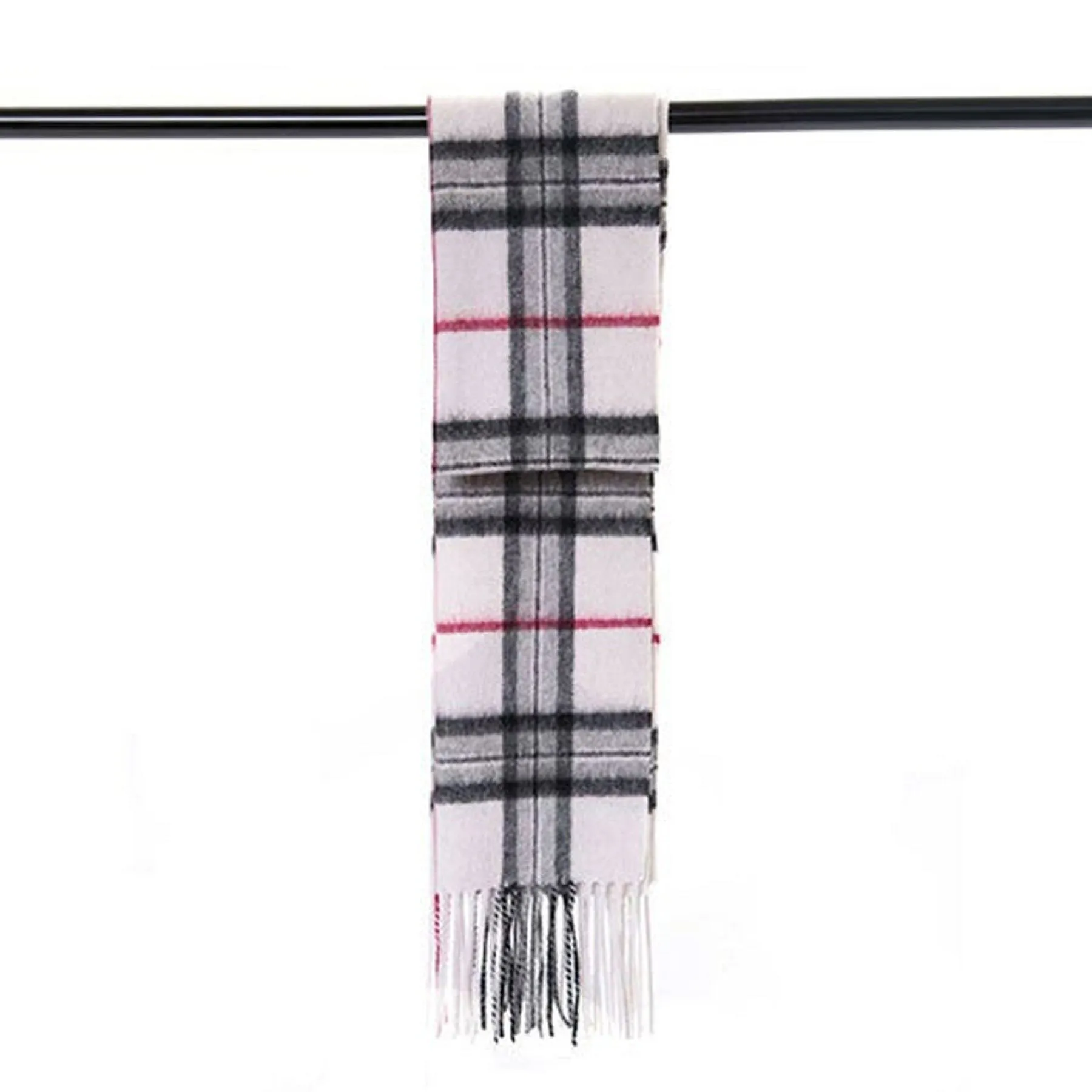 Pure Wool Scarf - Light Grey