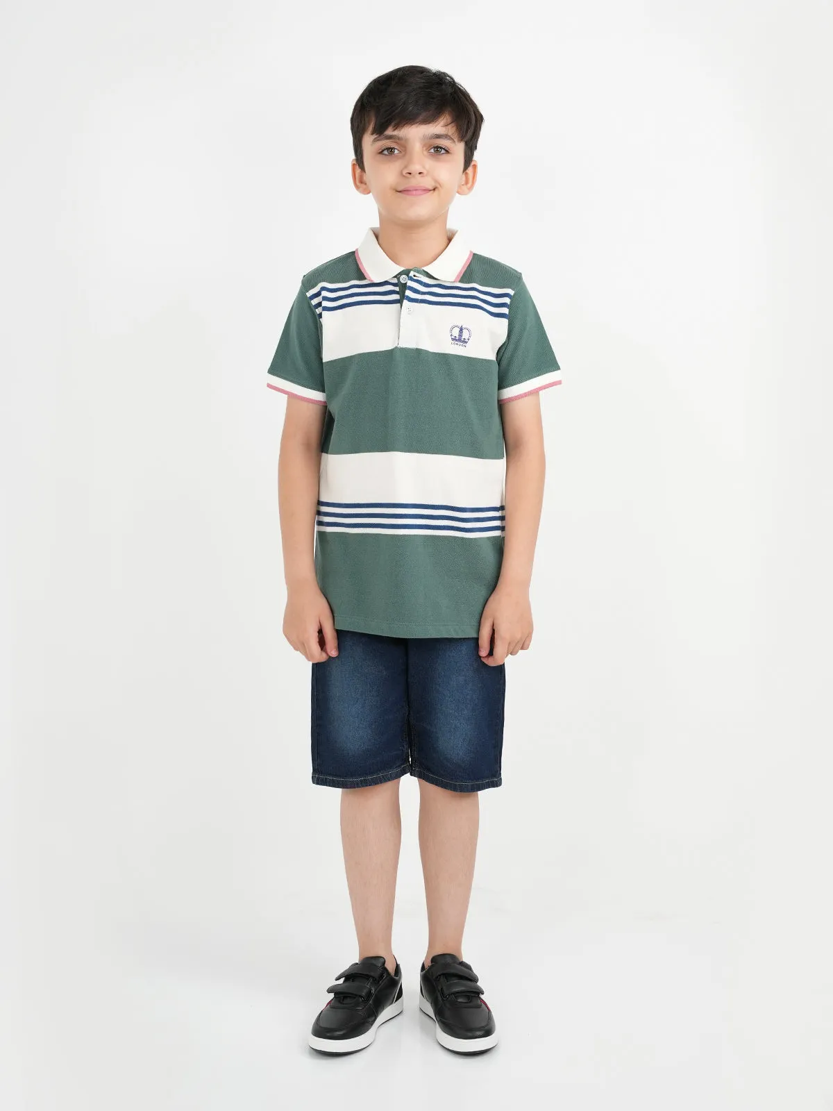 "AMADI" Kids Casual Summer Polo Tee Shirt