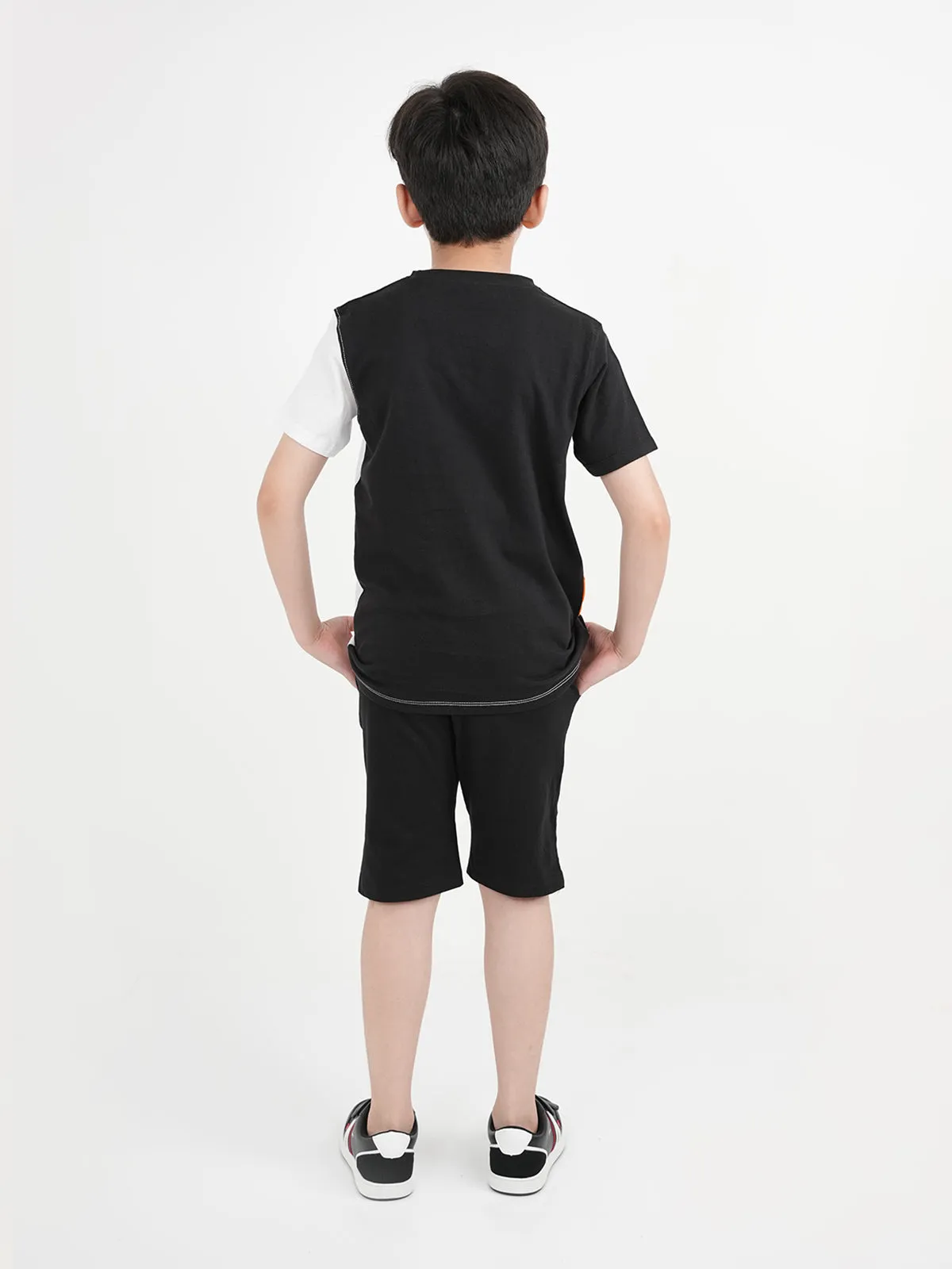 "SIMBARASH" Kids Casual Summer Shirt Shorts Set